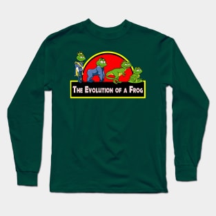The Evolution of a Frog Long Sleeve T-Shirt
